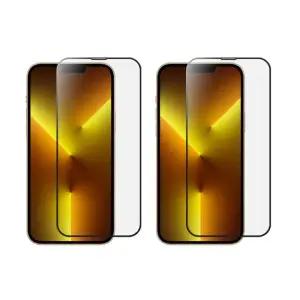 알럽스킨 아이폰14 풀커버 강화유리 액정보호필름 2매