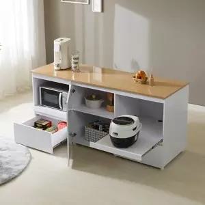 [텐스페이스]MO 1800 홈바 렌지대 수납장 도어형 MD5467 (수도권무배)