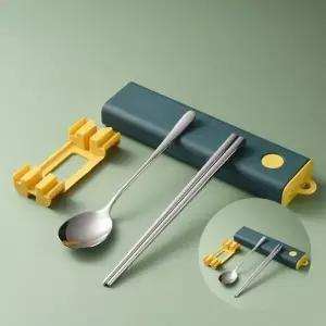 ( )휴대용 수저세트 블루그린 스텐 한식수저세트 도시락수저세트 스텐수저세트_25078330