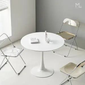 [몰로]오웬 900 원형 식탁 테이블 원형식탁 원형테이블 4인용식탁 2인 3인 카페