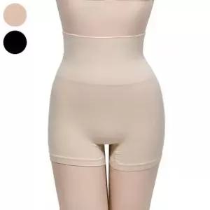 (보엠) 복부 보정 심리스 무봉제 하이웨스트 사각팬티