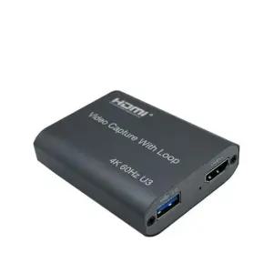 4K HDMI 캡쳐보드 게임 방송 녹화 영상캡쳐 USB아답터