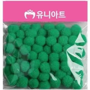 유니아트 1000 퐁퐁 15mm (초록)