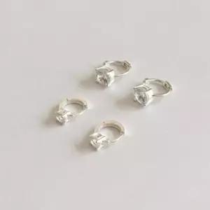 귀찌 shine cubic earring (silver925)