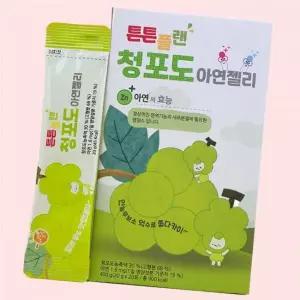 아람농장 튼튼플랜 청포도 아연젤리 20p 400g 1개 4597757