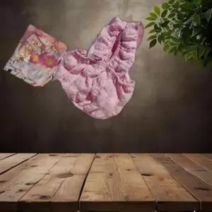 강아지 버블팡팡 크롭티 1P 반려견 나시 배꼽 티셔츠