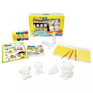 컬러링프렌즈 코끼리 병아리 악어 키즈 물감 색칠놀이