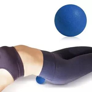 실리콘 라크로스 마사지볼 블루 뭉친근육 지압볼 목마사지볼