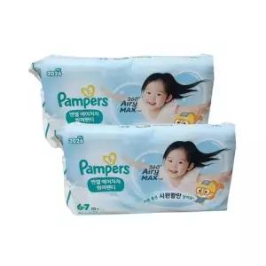 팸퍼스 2026 엔젤 에어차차 썸머팬티 기저귀 6단계 1박스 x140매