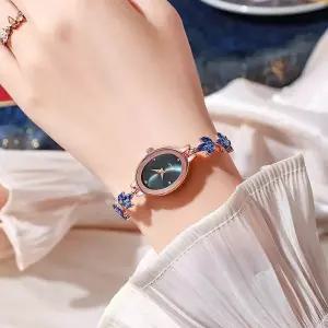 여성 손목시계 슬라이드 무브먼트 시계 손목시계