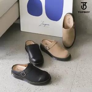 [탑보이] 데일리워크 스웨이드 버클 뮬 블로퍼  (SSU031)