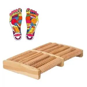 [콩심팥심]원목 발지압 롤링안마기 발마사지 발안마기 미니마사지건 맨발걷기