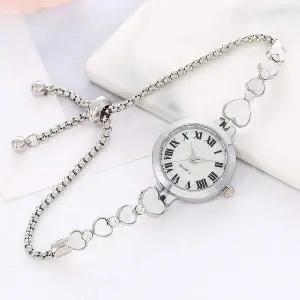 슬라이드 손목시계 여성 가죽 스포츠시계 여성용손목시계