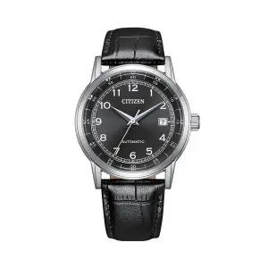 시티즌 NJ0210-05E 오토매틱 메카니컬 남자 가죽 시계