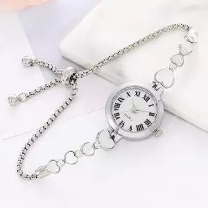 [콩심팥심]슬라이드 손목시계 여성 가죽 스포츠시계 여성용손목시계