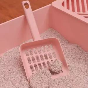 파스텔 고양이 모래삽