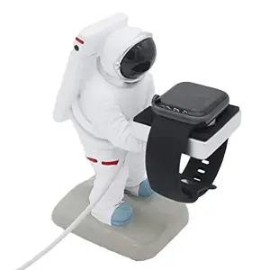 우주인 시계받침대 무선충전 스탠드 워치 거치대 시계보관함-WFNQK04