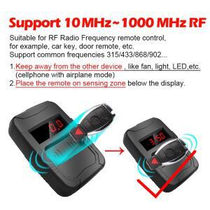 10MHZ to 자동차 키 주파수 테스터, 문짝 RF TV 적외선 IR 리모컨 감지기 진단 도구, 315,433,868,902MHZ
