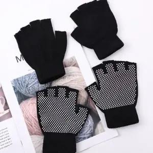 홈트 홈트레이닝 플라잉 폴댄스 미끄럼방지 요가 장갑 블랙