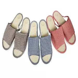 체크 거실화 슬리퍼 실내화 지압 실내지압슬리퍼 지압거실화 지압슬