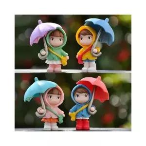 ( )루미나D 미니어처 장식 소녀 피규어 인형 dd-12878 4종세트