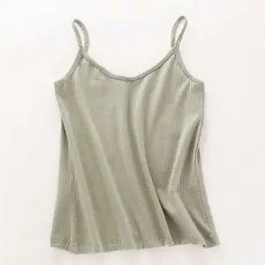 ( )이너 티 셔츠 그린 여성 나시 부드러운 여성여름티셔츠 여름티셔츠 면 여름 여자나시 기본 티셔츠 여성