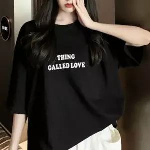 여름 여름데일리룩 여성여름반팔 베이직 스타일 티셔 레터링 데일리룩 반팔 여름 여성 여자캐쥬얼티셔츠