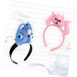 두 손 집게 인형 머리띠 머리카락잡는인형머리띠 특이한머리띠 놀이공원패션 귀여운머리띠 머리카락잡아주