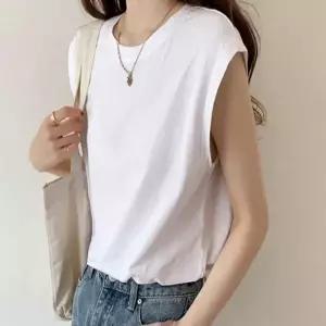 여름 루즈핏 나시티 레이어드티 여성민소매티셔츠 여름루즈핏티셔츠 민소매나시티 여름민소매티 패션티셔츠