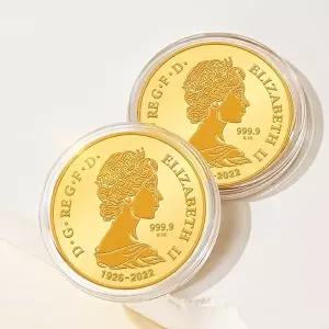 [비앤비골드][가죽케이스증정] 24K 퀸즈 컬렉션 엘리자베스 순금코인 0.1g