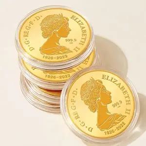 [비앤비골드][가죽케이스증정] 24K 퀸즈 컬렉션 엘리자베스 순금코인 0.2g