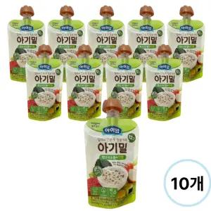 아이얌 아기밀 진밥 한우브로콜리, 100g, 10개