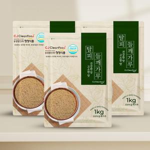안심제조 청정식품 25년 고소한 햇 들깨 볶음 가루 100% 탈피 들깨가루 1kg