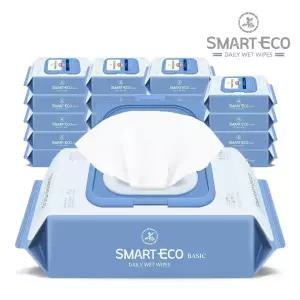 스마트에코 베이직 100매 20팩 캡형 아기물티슈