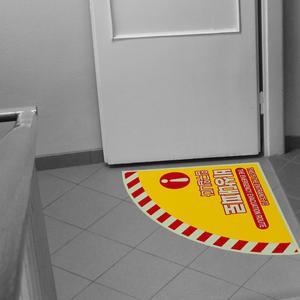 축광 비상구 유도 표지 바닥 비상 대피로 집결지 야광 방향 위치 표시 화재 대피 탈출 소방 바닥 스티커