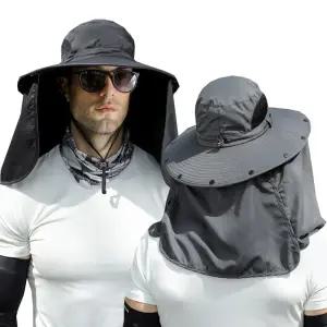 그늘막형 어라운드 햇빛가리개 모자/바람시원 자외선차단 벙거지 썬캡/남성 여성 여름 등산 낚시 골프 비치