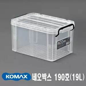 국산 다용도 수납 리빙 박스 모음전/코멕스 네오박스 190호(19L)