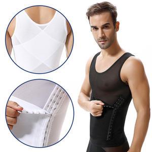 포맨 코어 슈트/남성 뱃살 보정 나시/2중벨트 코르셋 복대/남자 바디 자세 어깨 교정밴드/여름 면티 속옷