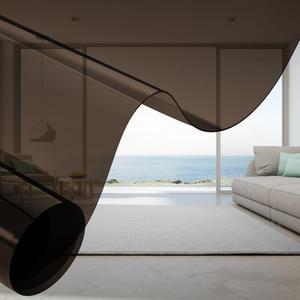 무점착 창문시트지 2.5M 유리창 암막 시트지 불투명