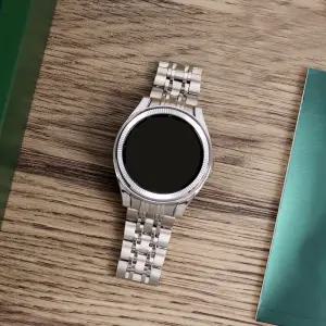 오르몽트 (세트) 7선 날개형 스트랩 세트 갤럭시워치6 클래식 47mm 43mm 호환 (메탈스트랩+베젤링+보호커버