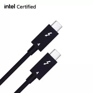 에스모듈 인텔 썬더볼트4 100W 노트북 충전지원 40Gbps USB-C to C 케이블 0.5M