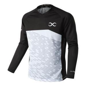 MCN 자전거 의류 블랙아웃 MTB 마운틴 다운힐 싸이클링 긴팔져지 릴렉스핏 라이딩 사이클상의