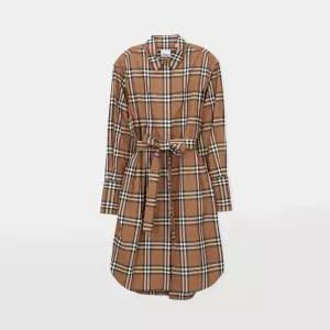 버버리 IVERY 아이베리 체크 셔츠 원피스 80843091