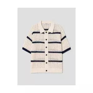 에잇세컨즈가디건 남성 반팔 카디건 캐주얼 아이보리 간절기 자켓 RB868