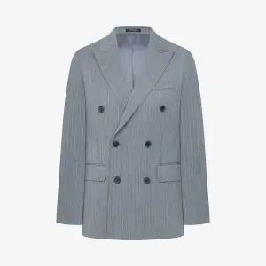 [롯데백화점]Fahrenheit 25SS 파렌하이트 유니크 스트라이프 더블브레스트 수트 세트 (FKJAA2371)