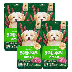 풀무원 아미오 자연담은 간식 칠면조 육포 50g 4개 / 강아지육포