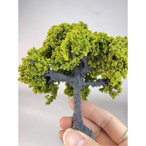 나무 디오라마 벚꽃 재료 정원 20cm/물없음 체리블러썸 노랑 인조 모형 분홍색