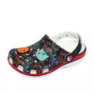 클래식 포켓몬 프린트 유아 아동 클로그 샌들 슬리퍼 아쿠아슈즈 블랙 211345-90H