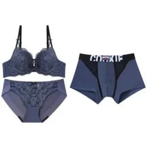 [롯데백화점]섹시쿠키 어텀 섹시 블루그레이 브라 커플햄세트 SCWBZ805PZ805MDZ805