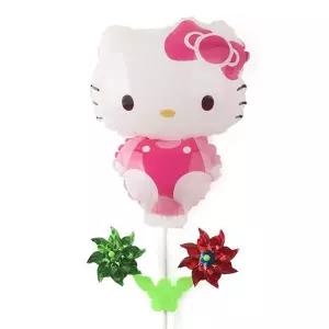 [하프클럽/]바람개비 캐릭터 풍선 헬로키티(키티모형)
